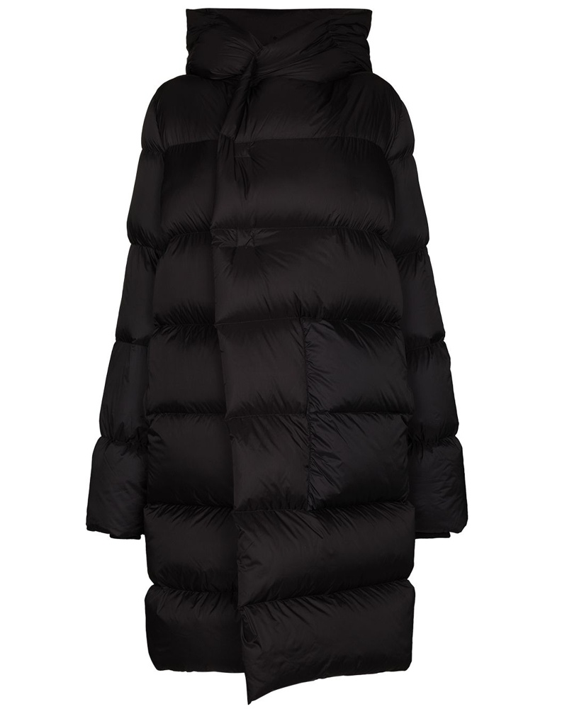 Rick Owens Damen Gefütterter Kapuzenmantel