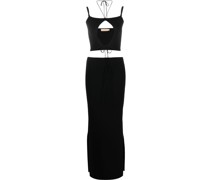 Maxikleid mit Cut-Outs