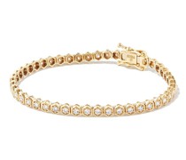 18kt Gelbgoldarmband mit Diamanten
