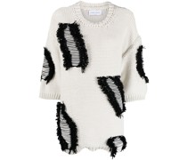 Kesun Pullover mit Fransen
