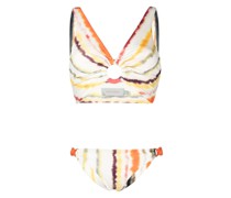 Bikini mit Batikmuster