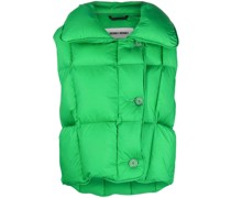 Daunenjacke mit Oversized-Kragen