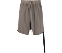 raw-hem drawstring shorts