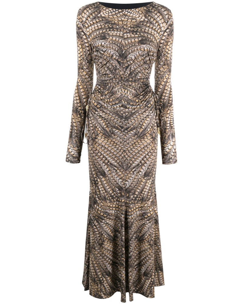 Roberto Cavalli Damen Kleid mit Cut-Outs