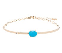 14kt Gelbgoldarmspange mit Diamanten