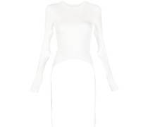 Split Tie Langarmshirt