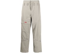 Cargohose mit Logo-Stickerei