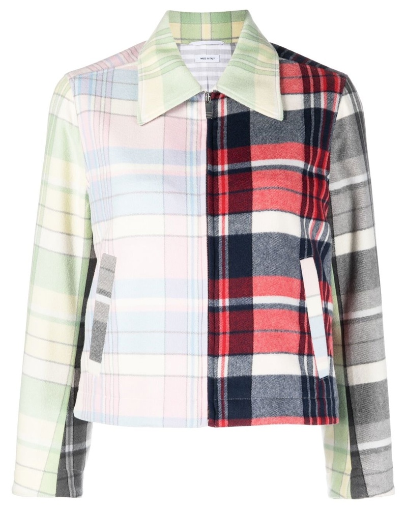 Thom Browne Damen Jacke mit Print-Mix