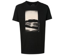 T-Shirt mit Landschafts-Print