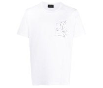 graphic-print cotton T-shirt