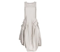 Drapiertes Midikleid