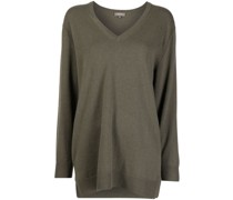 Kaschmirpullover mit V-Ausschnitt