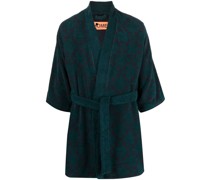 Bademantel mit Arrows-Print
