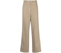 High-Waist-Hose mit geradem Bein