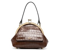 Handtasche mit Kroko-Optik