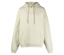 Hoodie mit Logo-Prägung