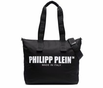 Shopper mit Logo-Print