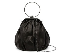 Schultertasche mit Raffung