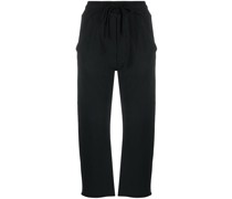 Cropped-Hose aus Baumwolle