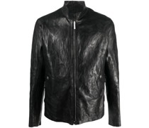 Bikerjacke mit Knitteroptik