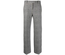 Gerade Hose mit Karomuster