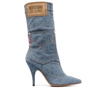 Stiefel mit Logo-Patch 115mm