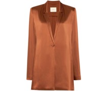 Einreihiger Satinblazer
