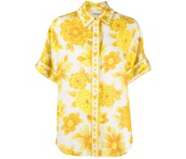 Sonny floral-print linen shirt