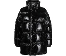 Daunenjacke mit Glanzeffekt