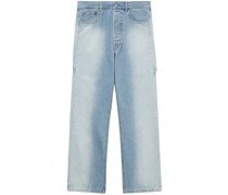 Straight-Leg-Jeans mit Cut-Out