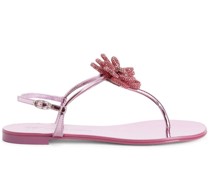 Sandalen mit Blumenmuster