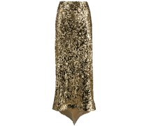 sequin-embellished maxi skirt