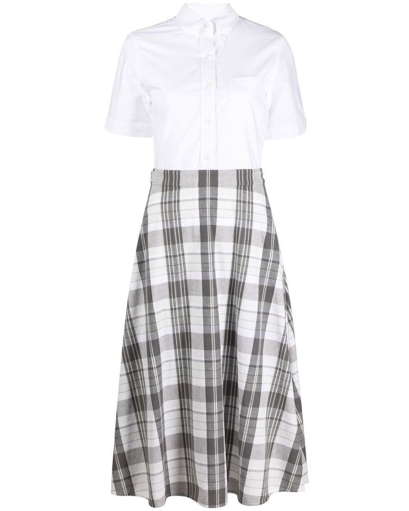 Thom Browne Damen Hemdkleid in A-Linie