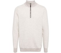 Gestreifter Pullover aus Bio-Kaschmir