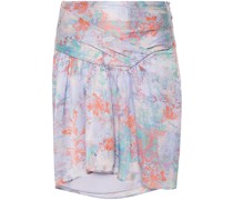 Theoline silk mini skirt