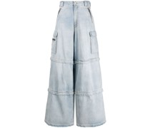 Jeans mit weitem Bein