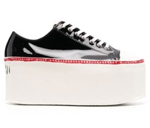 Flatform-Sneakers mit Logo