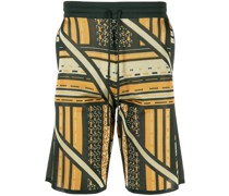 Segelshorts mit grafischem Print