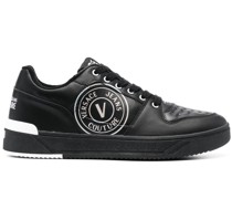 V-Emblem Sneakers mit Logo-Print