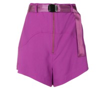 Violet Krepp-Shorts