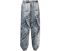 Jogginghose mit Jeans-Print