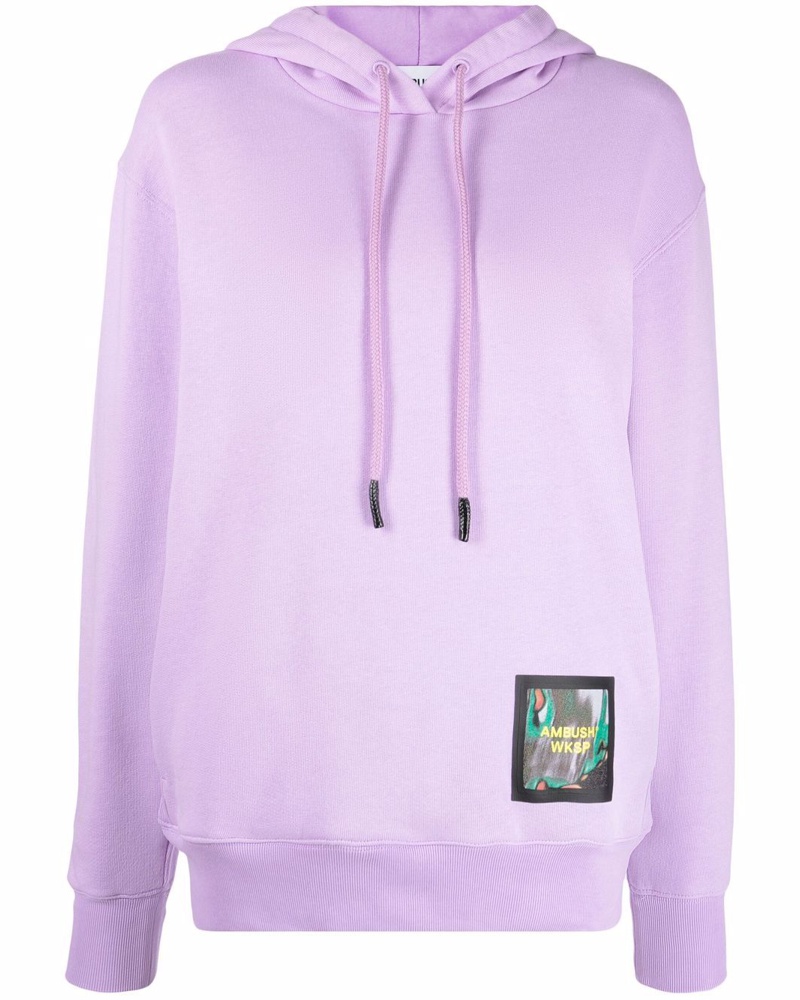 AMBUSH Damen Hoodie mit Logo-Patch