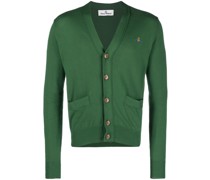 Cardigan mit Logo-Stickerei