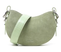 Schultertasche mit Logo-Prägung