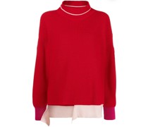 Pullover in Colour-Block-Optik