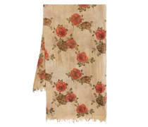 Schal mit Blumen-Print