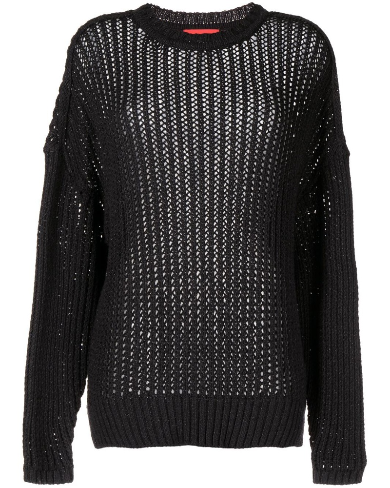 Manning Cartell Damen Pullover mit Lochstrickmuster