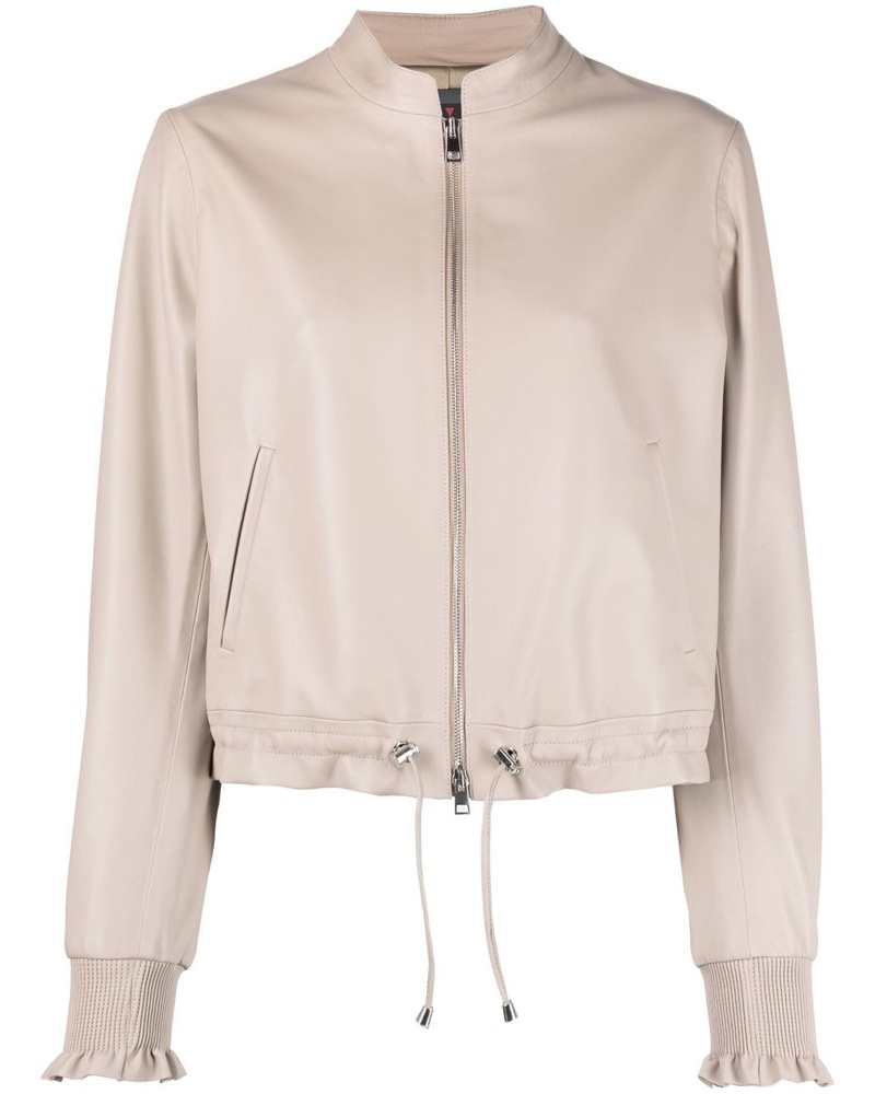 SUPREMA Damen Lederjacke mit Reißverschluss