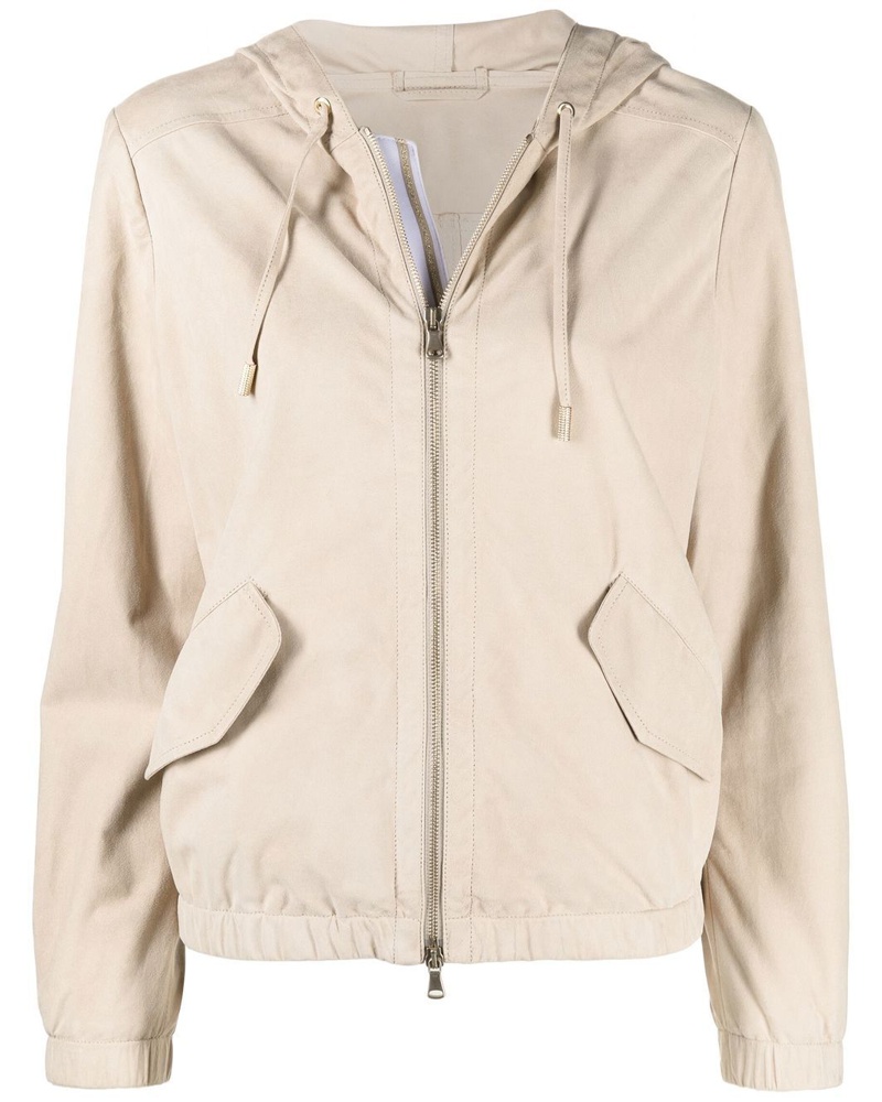 Eleventy Damen Cappuccio Jacke