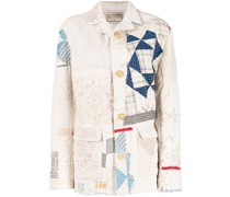 Jacke im Patchwork-Look